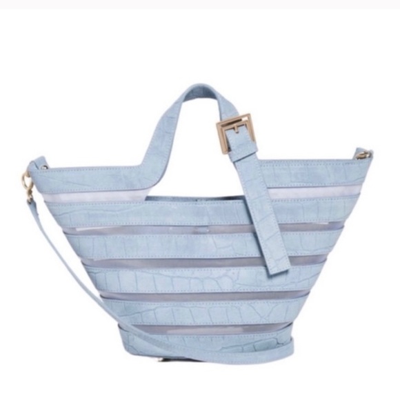 Cult Gaia May Laszlo Mini Crossbody Bag Maya Blue - Picture 12 of 13